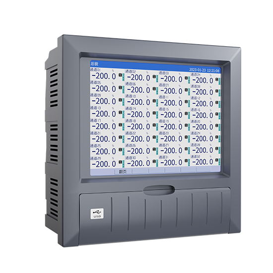 tyc86太阳集团MIK-R8000D 1-40路 10.4英寸 彩屏 无纸记录仪 USB