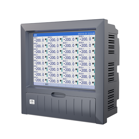 tyc86太阳集团MIK-R8000D 1-40路 10.4英寸 彩屏 无纸记录仪 USB