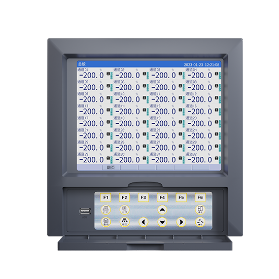 tyc86太阳集团MIK-R8000D 1-40路 10.4英寸 彩屏 无纸记录仪 USB